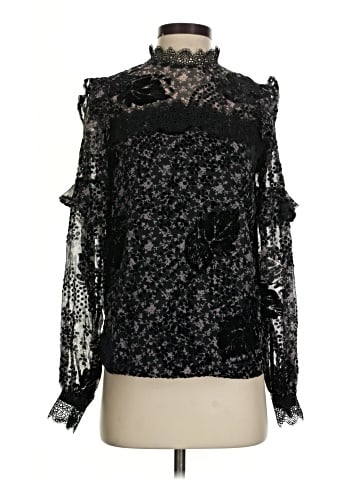Three Floor Long Sleeve Blouse (view 1)