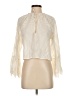 Zara Ivory Long Sleeve Blouse Size S - photo 1