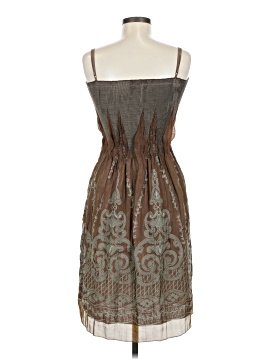 green emerald velvet dress Janette Recycled Nylon And Mesh Sleeveless Maxi Dress - Mahogany