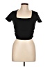 Zara Black Short Sleeve Top Size L - photo 1