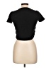 Zara Black Short Sleeve Top Size L - photo 2