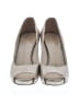 SIYU Metallic Silver Tan Heels Size EU 37 1/2 - photo 2