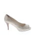 SIYU Metallic Silver Tan Heels Size EU 37 1/2 - photo 1