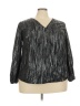 Emery Rose Silver 3/4 Sleeve Blouse Size 3X - photo 1