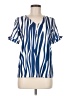 Unbranded Blue Short Sleeve Blouse Size M - photo 1