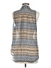 Daniel Rainn 100% Polyester Blue Sleeveless Blouse Size M - photo 2
