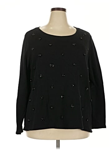 DressBarn Long Sleeve Top (view 1)