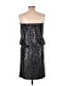 Tibi Stars Black Cocktail Dress Size L (estimated) - photo 2