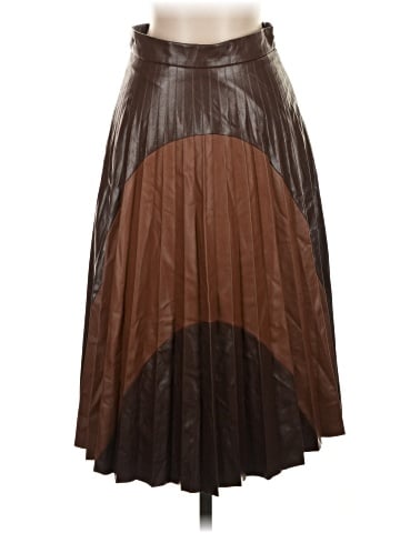 Carlucci Faux Leather Skirt (view 1)
