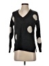 Madewell Polka Dots Gray Pullover Sweater Size S - photo 1