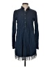 Unbranded Solid Blue Casual Dress Size S - photo 1