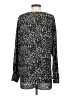 Prive 100% Polyester Animal Print Black Long Sleeve Blouse Size S - photo 2