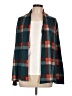 Sun & Moon Plaid Teal Cardigan Size L - photo 1