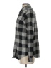 Faherty Checkered-gingham Gray Long Sleeve Blouse Size S - photo 5