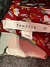 Fun2Fun 100% Polyester Floral Red Burgundy Long Sleeve Henley Size 2X - photo 7