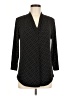 Charter Club Black Long Sleeve Polo Size M - photo 1