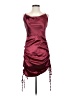 Shein 100% Polyester Burgundy Cocktail Dress Size 4 - photo 1