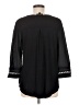 Fortune + Ivy 100% Polyester Black 3/4 Sleeve Blouse Size M - photo 2