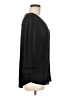 Fortune + Ivy 100% Polyester Black 3/4 Sleeve Blouse Size M - photo 4