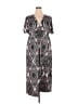 Unbranded Paisley Gray Black Casual Dress Size 00 - photo 1