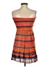 Ecote 100% Rayon Stripes Orange Cocktail Dress Size S - photo 2