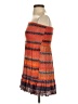 Ecote 100% Rayon Stripes Orange Cocktail Dress Size S - photo 5
