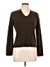 Gianni Brown Long Sleeve Top Size L - photo 1