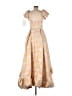 Mac Duggal 100% Polyester Tan Cocktail Dress Size 6 - photo 2