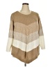 Alyx Chevron-herringbone Tan Pullover Sweater Size 2X - photo 1