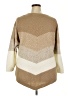 Alyx Chevron-herringbone Tan Pullover Sweater Size 2X - photo 2