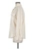 Kate Hill Color Block Ivory Long Sleeve Button-Down Shirt Size M - photo 5