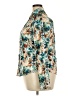 Unbranded 100% Polyester Floral Teal Long Sleeve Blouse Size XXL - photo 5