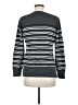 Liz Claiborne 100% Cotton Stripes Gray Pullover Sweater Size M - photo 2