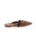 Brunello Cucinelli 100% Leather Brown Tan Shearling Slippers Size EU 40 - photo 1