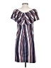 Unbranded Stripes Blue Casual Dress Size S (estimated) - photo 2