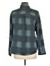 32 Degrees Plaid Teal Long Sleeve Blouse Size M - photo 2