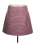 J.Crew Houndstooth Pink Wool Skirt Size 8 - photo 1