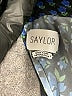 Saylor Animal Print Blue Cocktail Dress Size M - photo 7