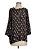 Ann Taylor 100% Polyester Black 3/4 Sleeve Blouse Size S - photo 1