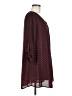 Lush 100% Polyester Chevron-herringbone Burgundy Casual Dress Size M - photo 4