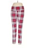 No Comment Plaid Red Leggings Size XL - photo 1