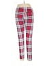 No Comment Plaid Red Leggings Size XL - photo 2