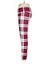 No Comment Plaid Red Leggings Size XL - photo 5