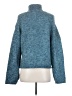 Moth Tweed Blue Pullover Sweater Size XS - photo 2