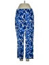 Peck & Peck Print Blue Casual Pants Size 2 - photo 1