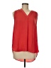 Alfani 100% Polyester Red Sleeveless Blouse Size M - photo 1