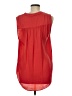 Alfani 100% Polyester Red Sleeveless Blouse Size M - photo 2