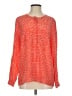 Joie 100% Silk Orange Long Sleeve Silk Top Size S - photo 1