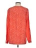 Joie 100% Silk Orange Long Sleeve Silk Top Size S - photo 2