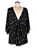 Buddy Love 100% Polyester Graphic Black Romper Size M - photo 1